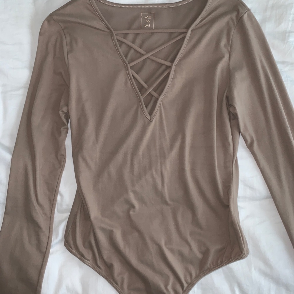 Tan bodysuit